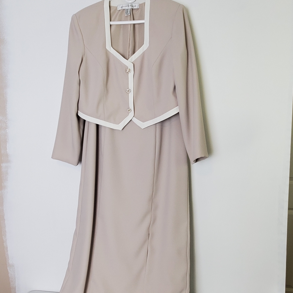 Alfred Sung Mother of the Bride 2 piece Maxi Dress and Jacket